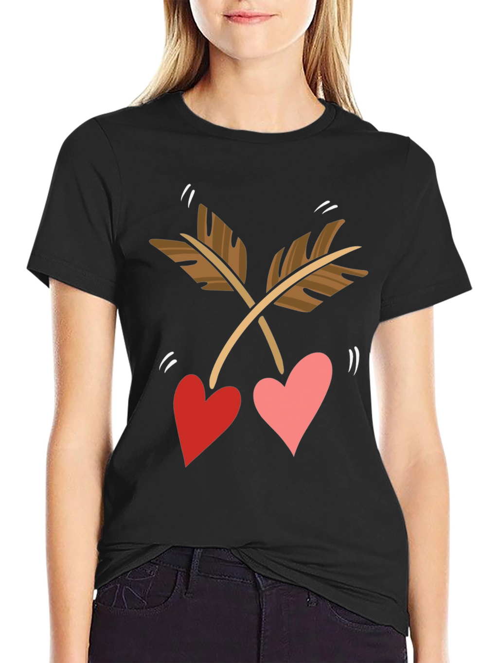 Heart Arrow T-Shirt - Valentines Day Tee