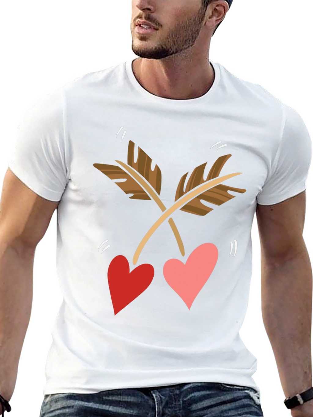 Heart Arrow T-Shirt - Valentines Day Tee