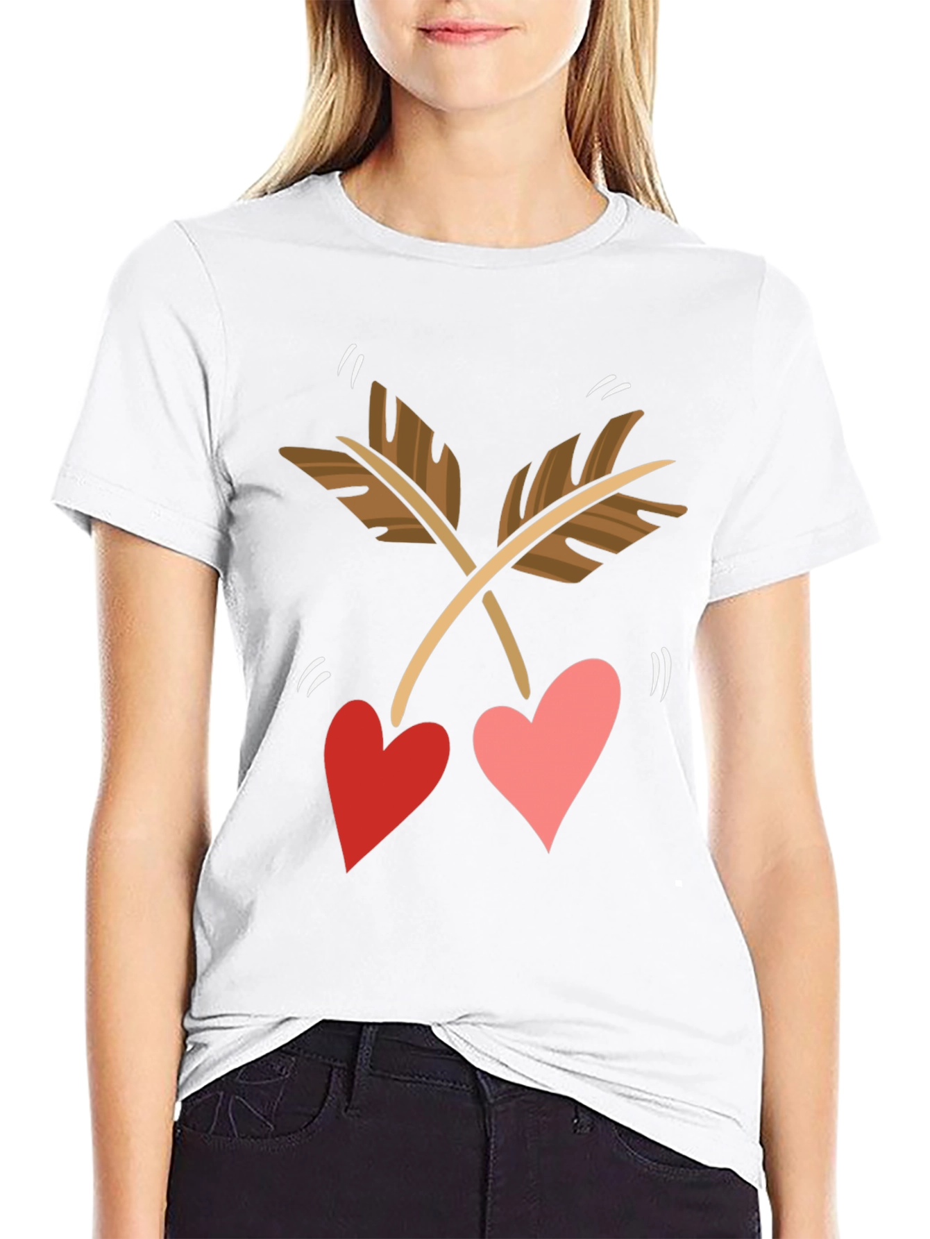 Heart Arrow T-Shirt - Valentines Day Tee