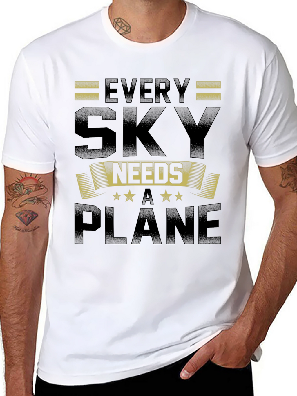 Every Sky Needs A Plane Graphic Tee