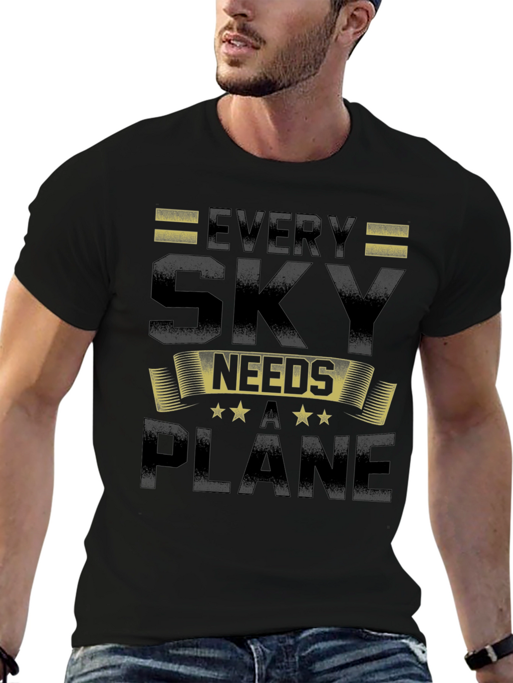 Every Sky Needs A Plane Graphic Tee