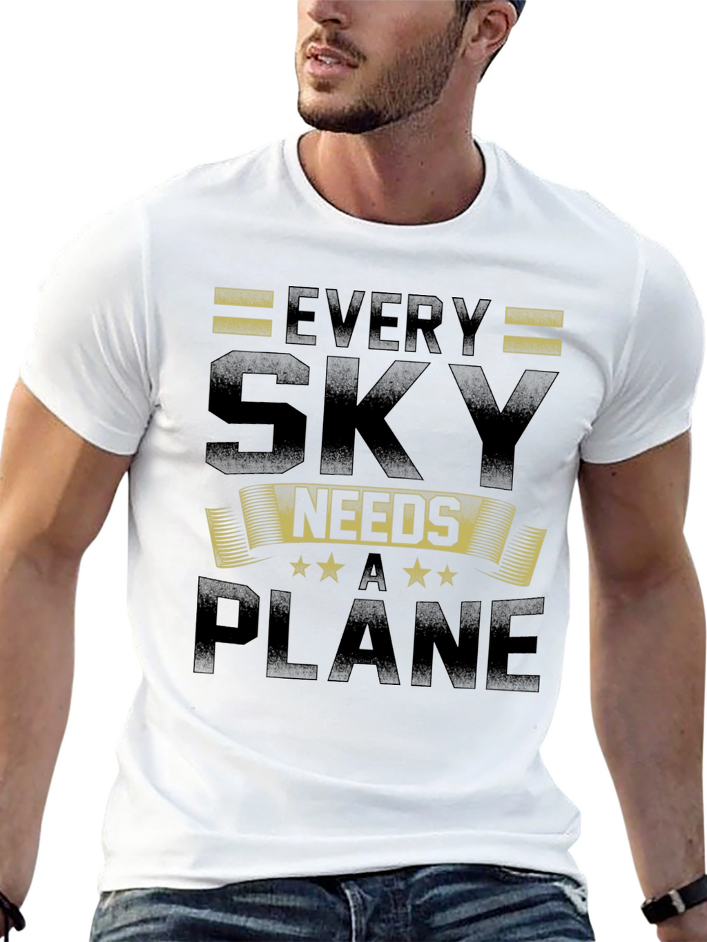 Every Sky Needs A Plane Graphic Tee