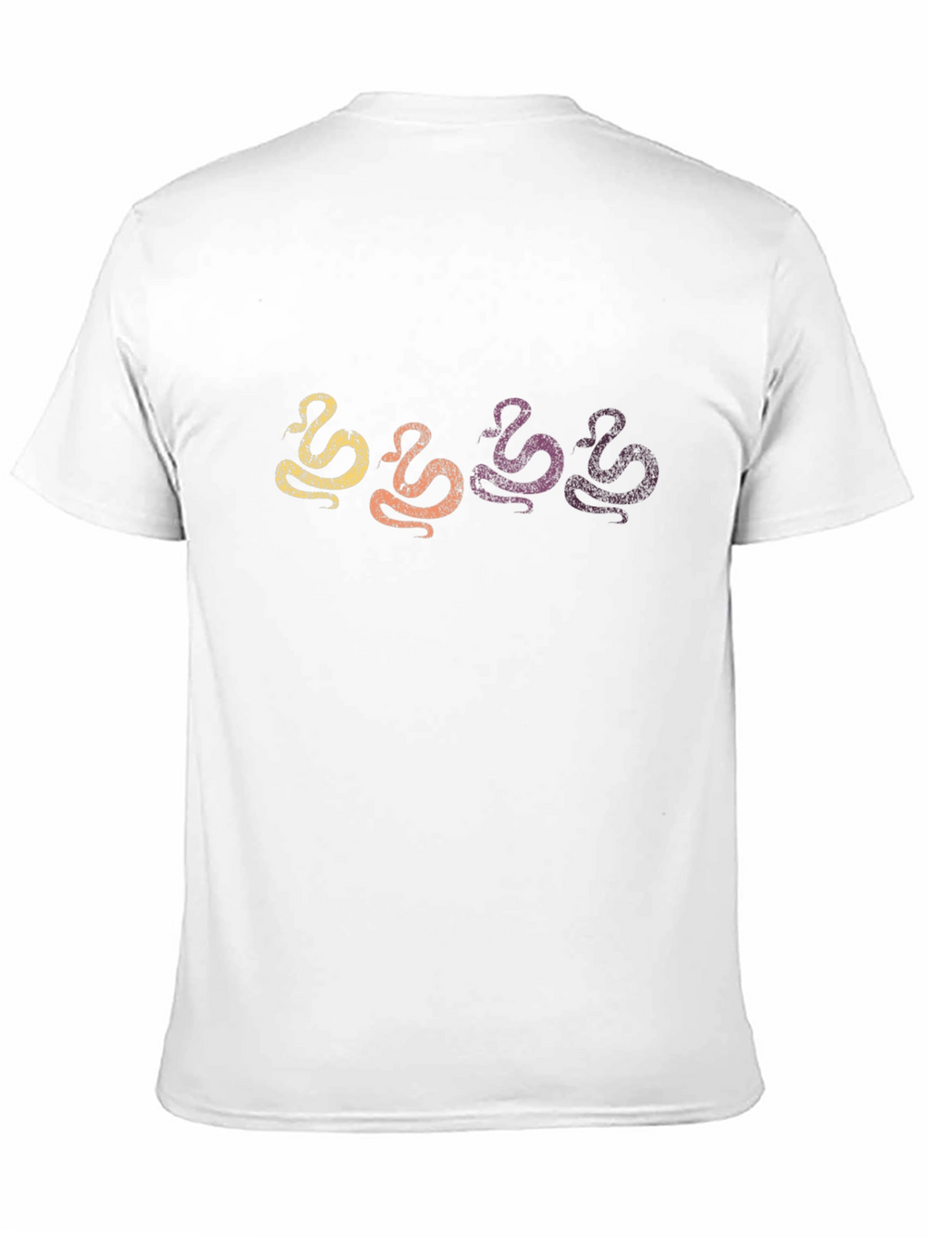 Retro Snake Graphic Tee - Mens Black T-Shirt