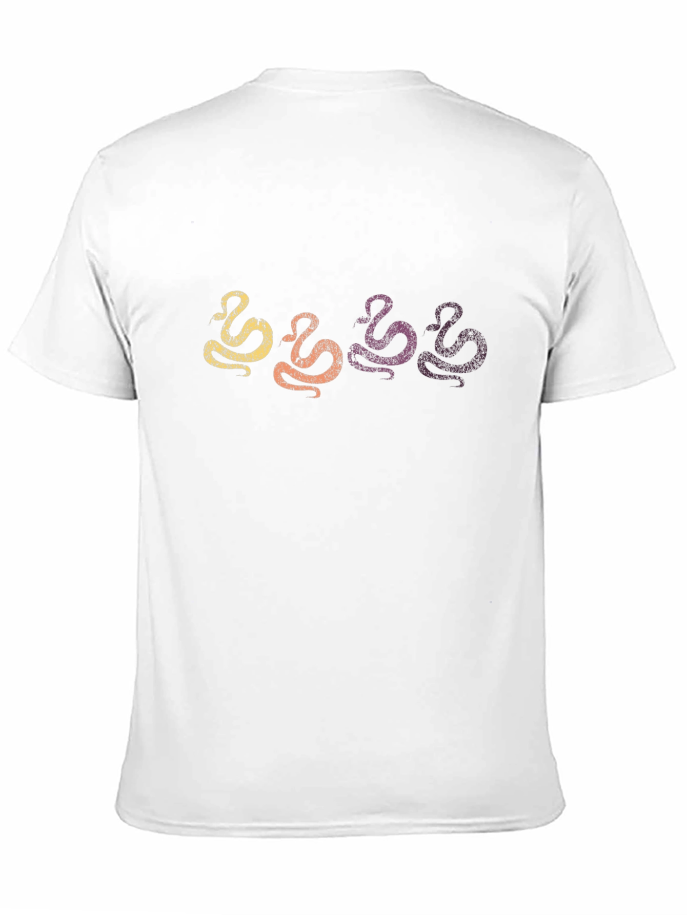 Retro Snake Graphic Tee - Mens Black T-Shirt