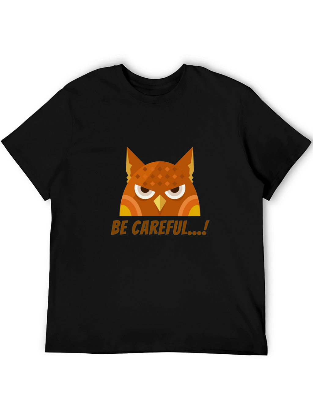 Beware Owl Graphic Tee - Premium Cotton Comfort