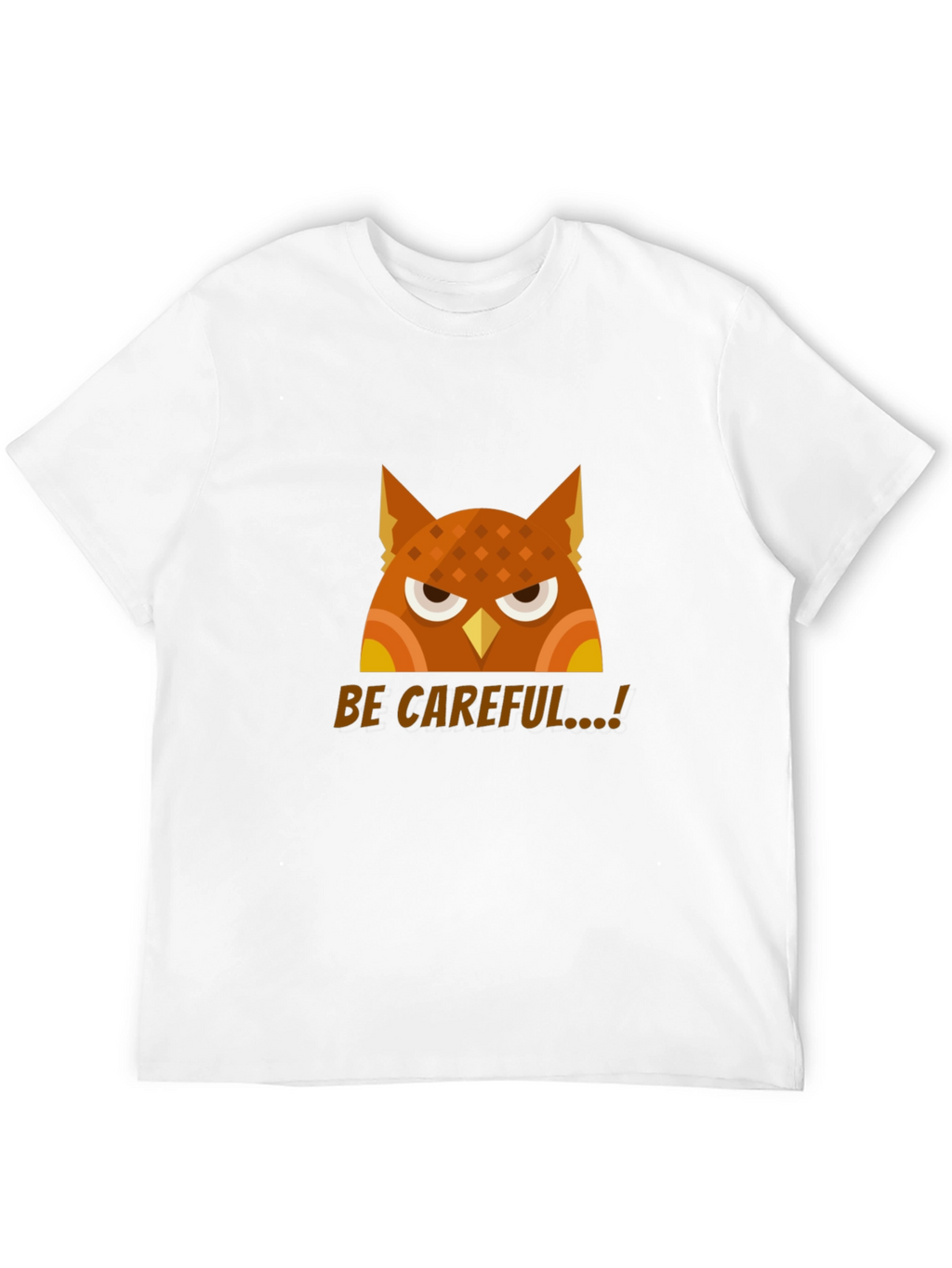 Beware Owl Graphic Tee - Premium Cotton Comfort