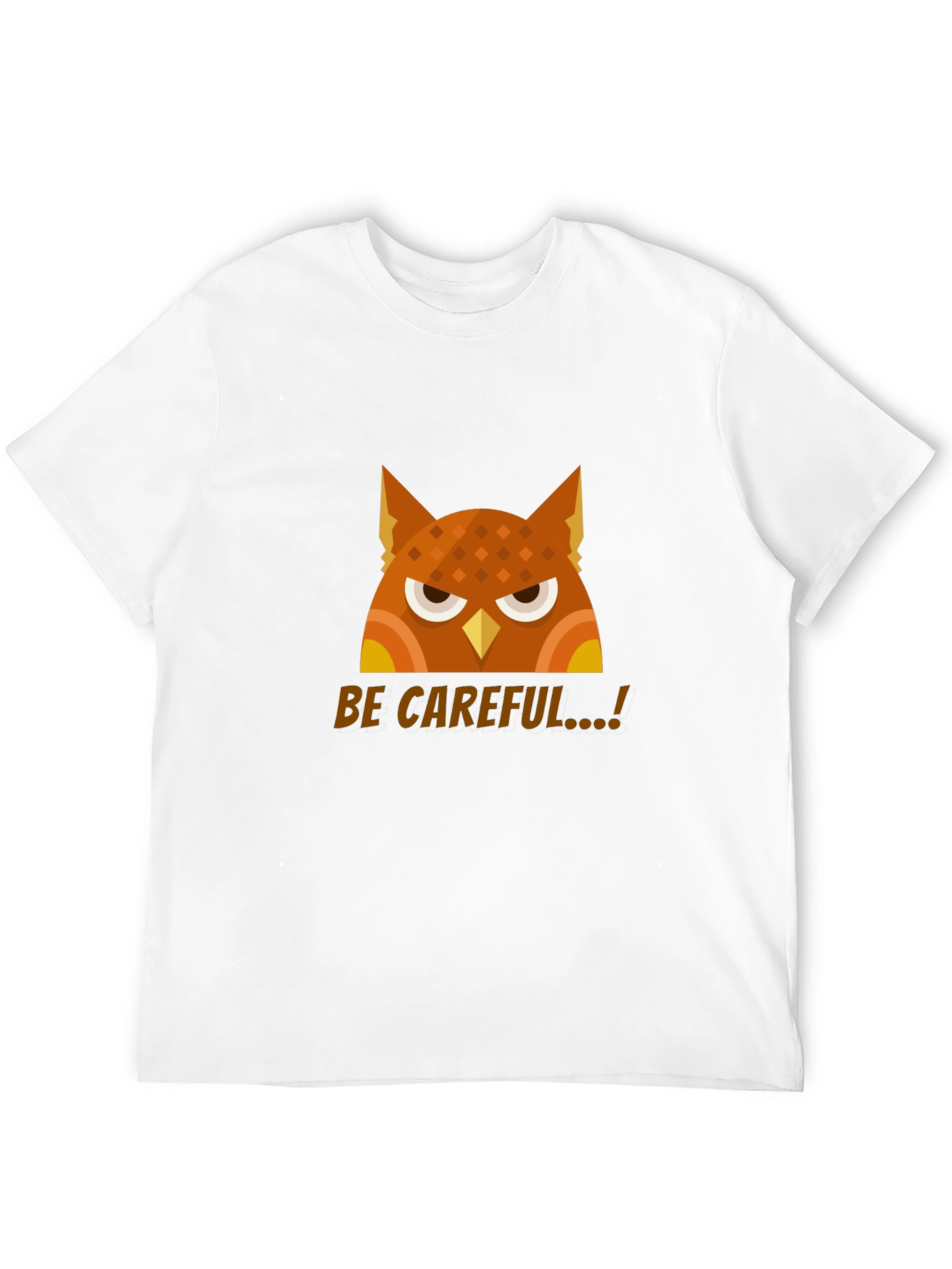 Beware Owl Graphic Tee - Premium Cotton Comfort