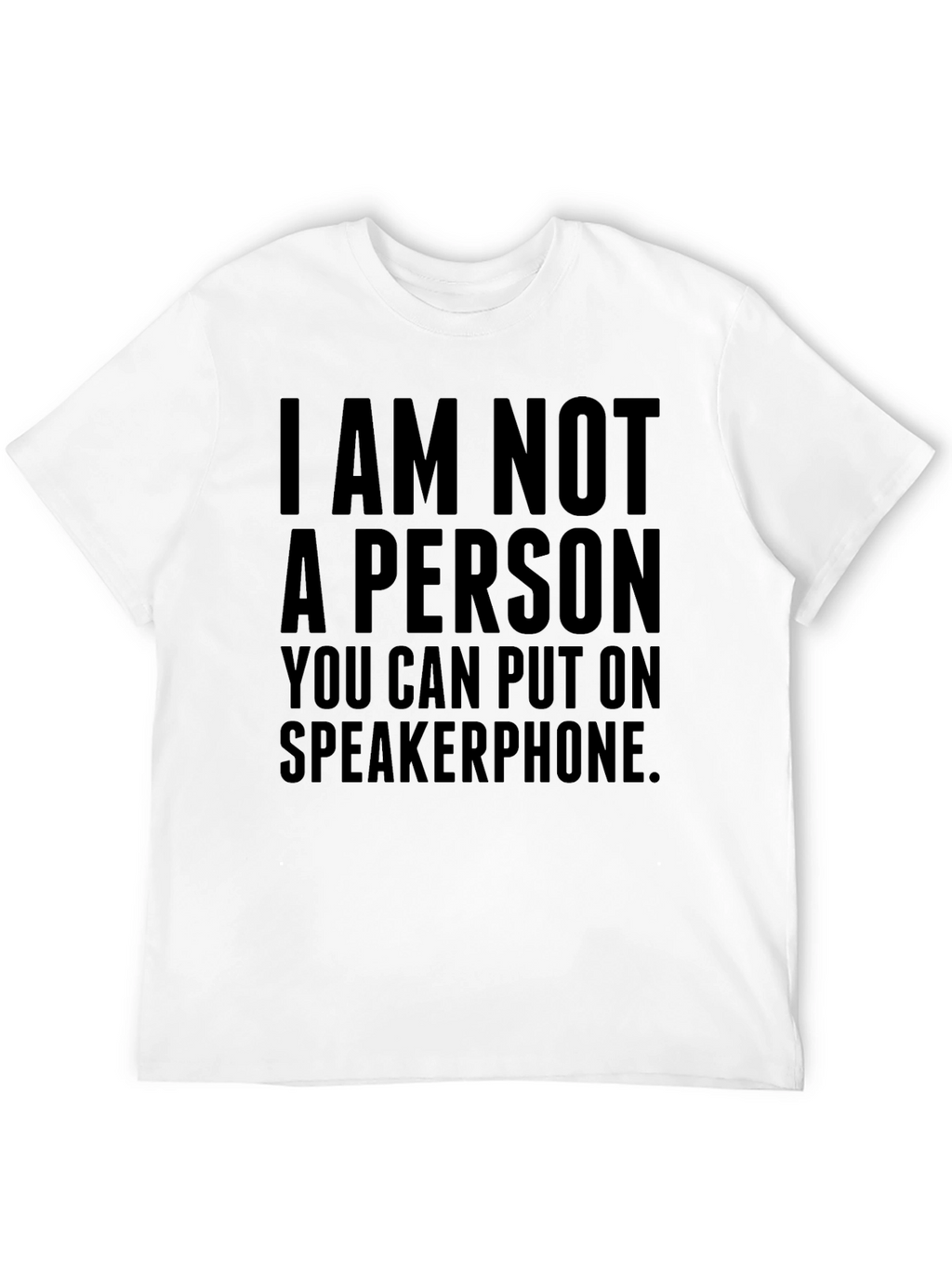 Speakerphone Humor Tee