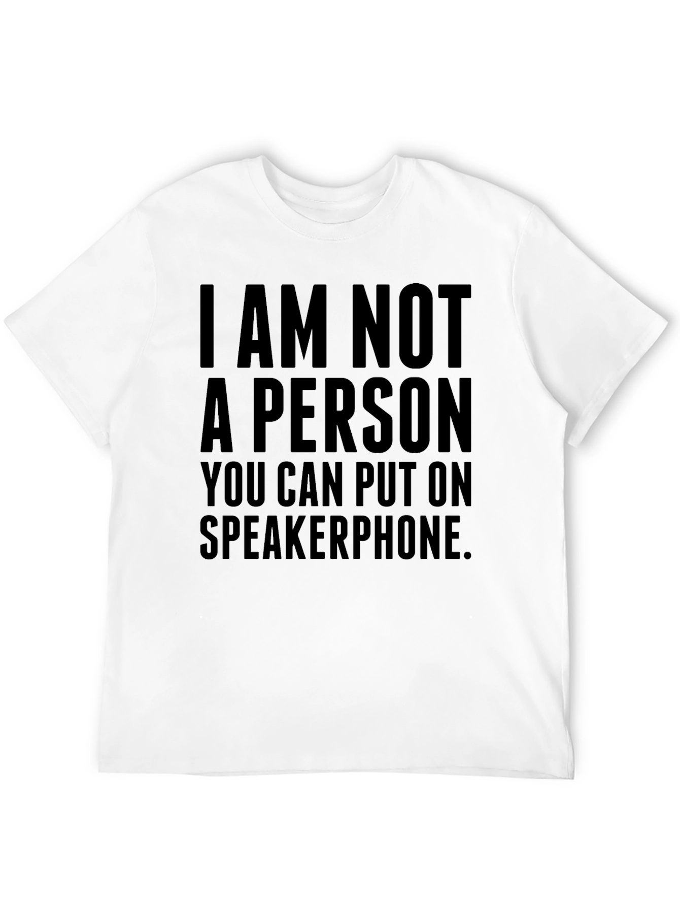 Speakerphone Humor Tee