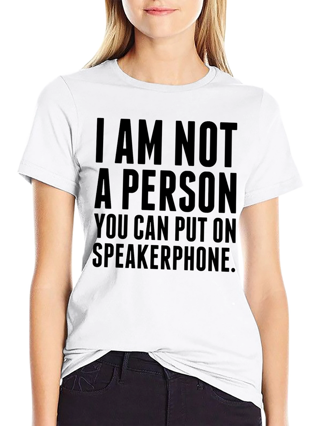 Speakerphone Humor Tee