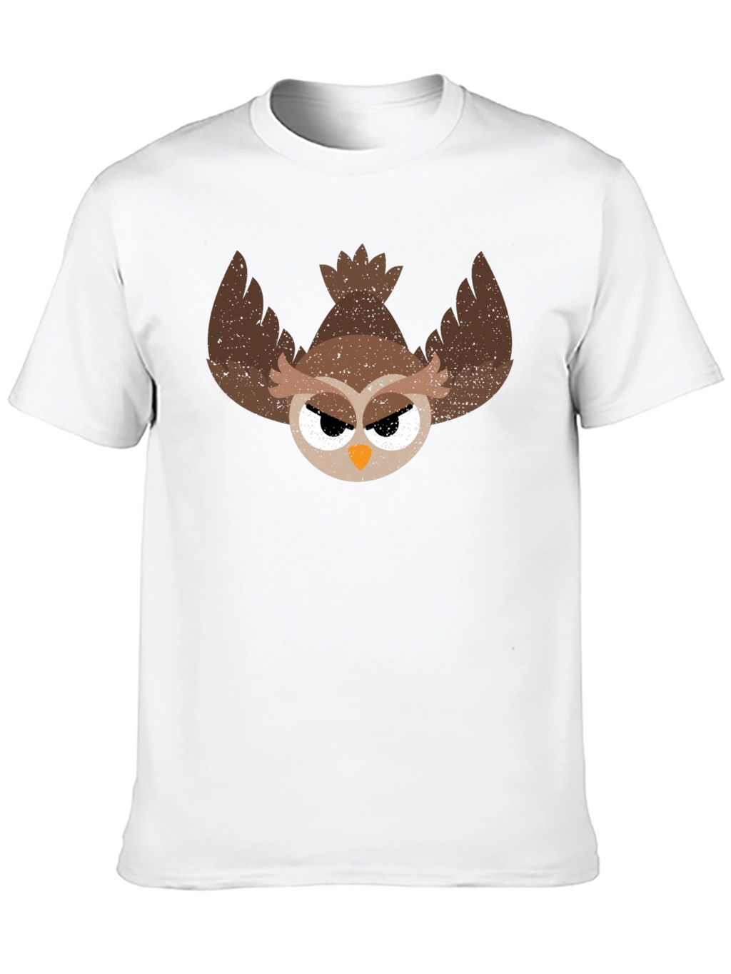 Grumpy Owl Graphic Tee - Mens Black T-Shirt
