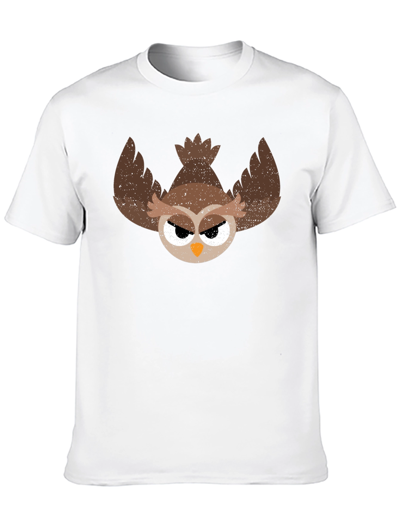 Grumpy Owl Graphic Tee - Mens Black T-Shirt