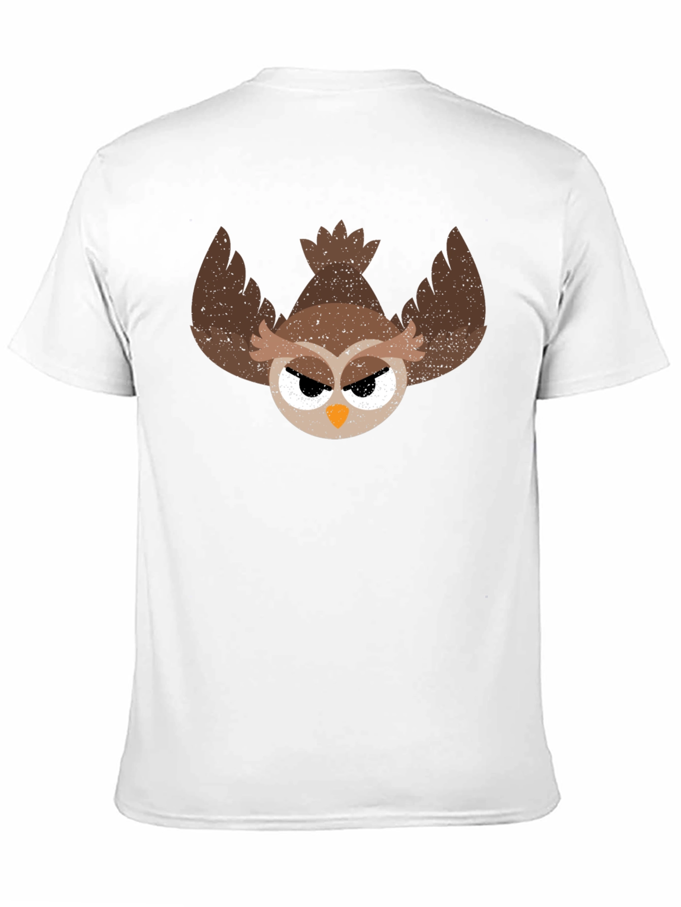 Grumpy Owl Graphic Tee - Mens Black T-Shirt