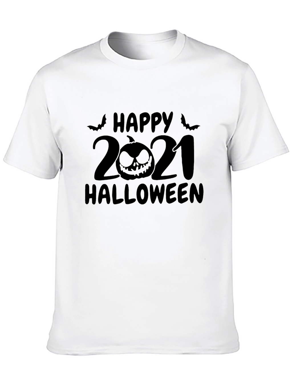 Happy Halloween 2021 Black Graphic Tee