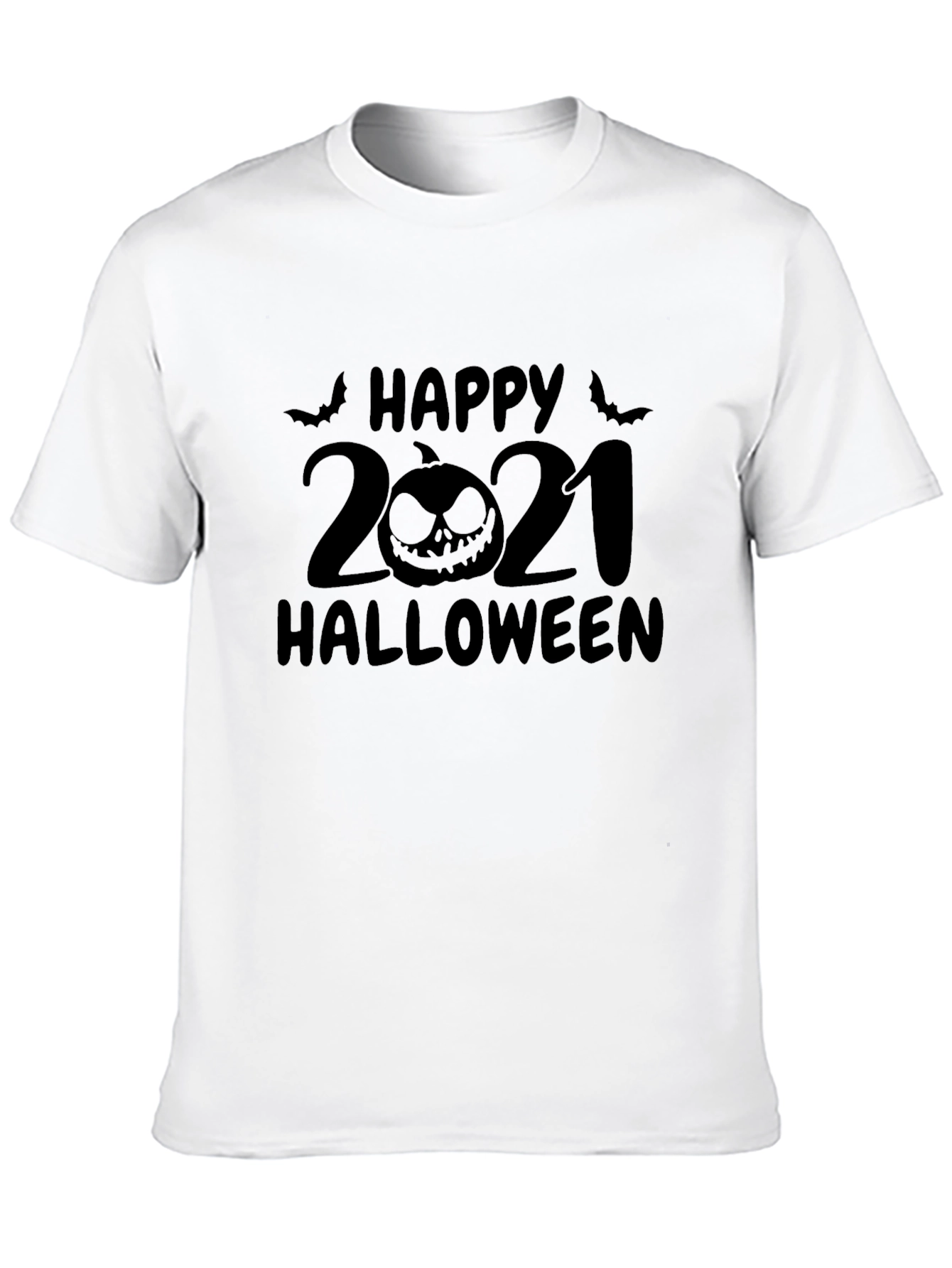 Happy Halloween 2021 Black Graphic Tee