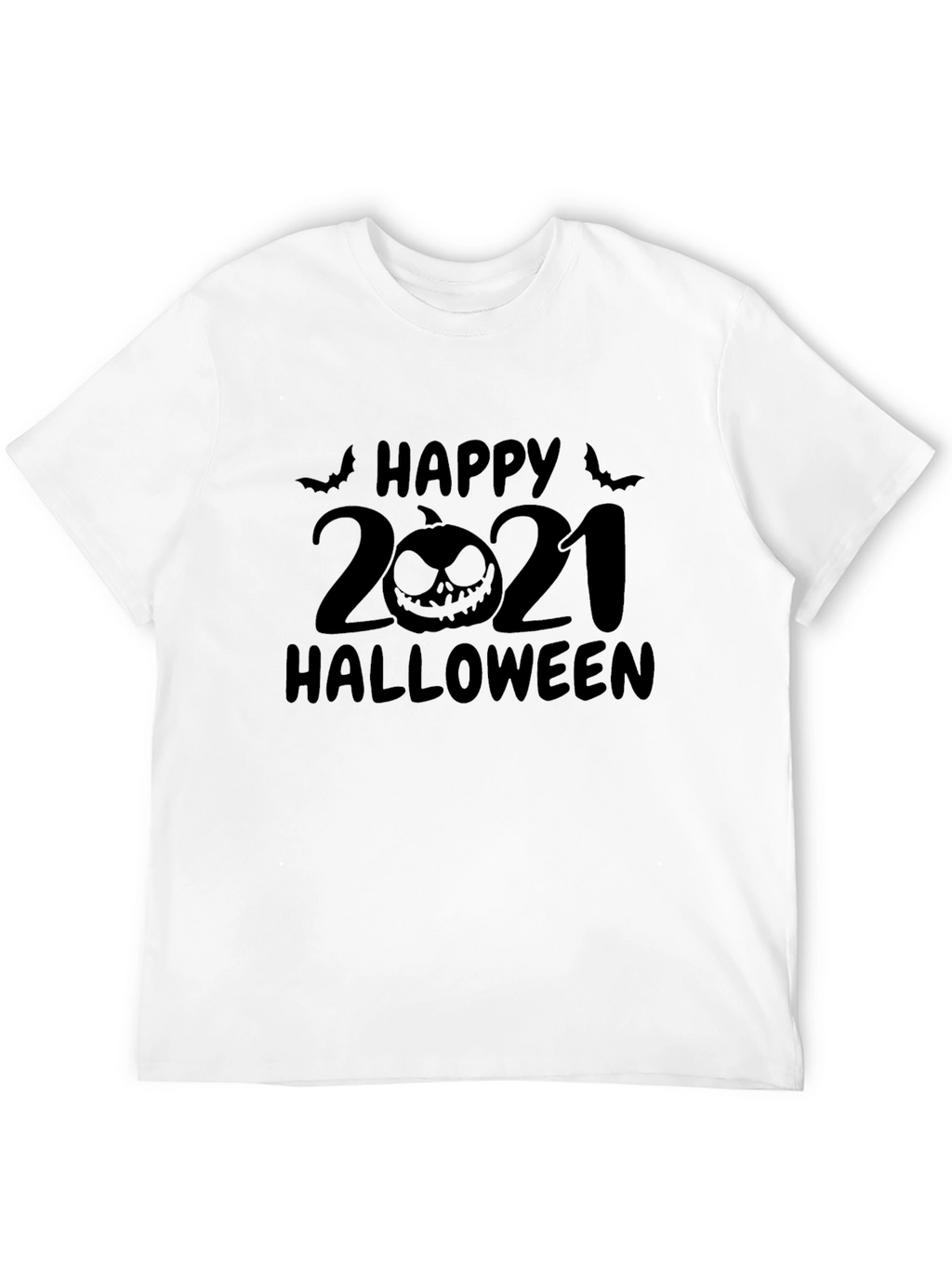 Happy Halloween 2021 Black Graphic Tee