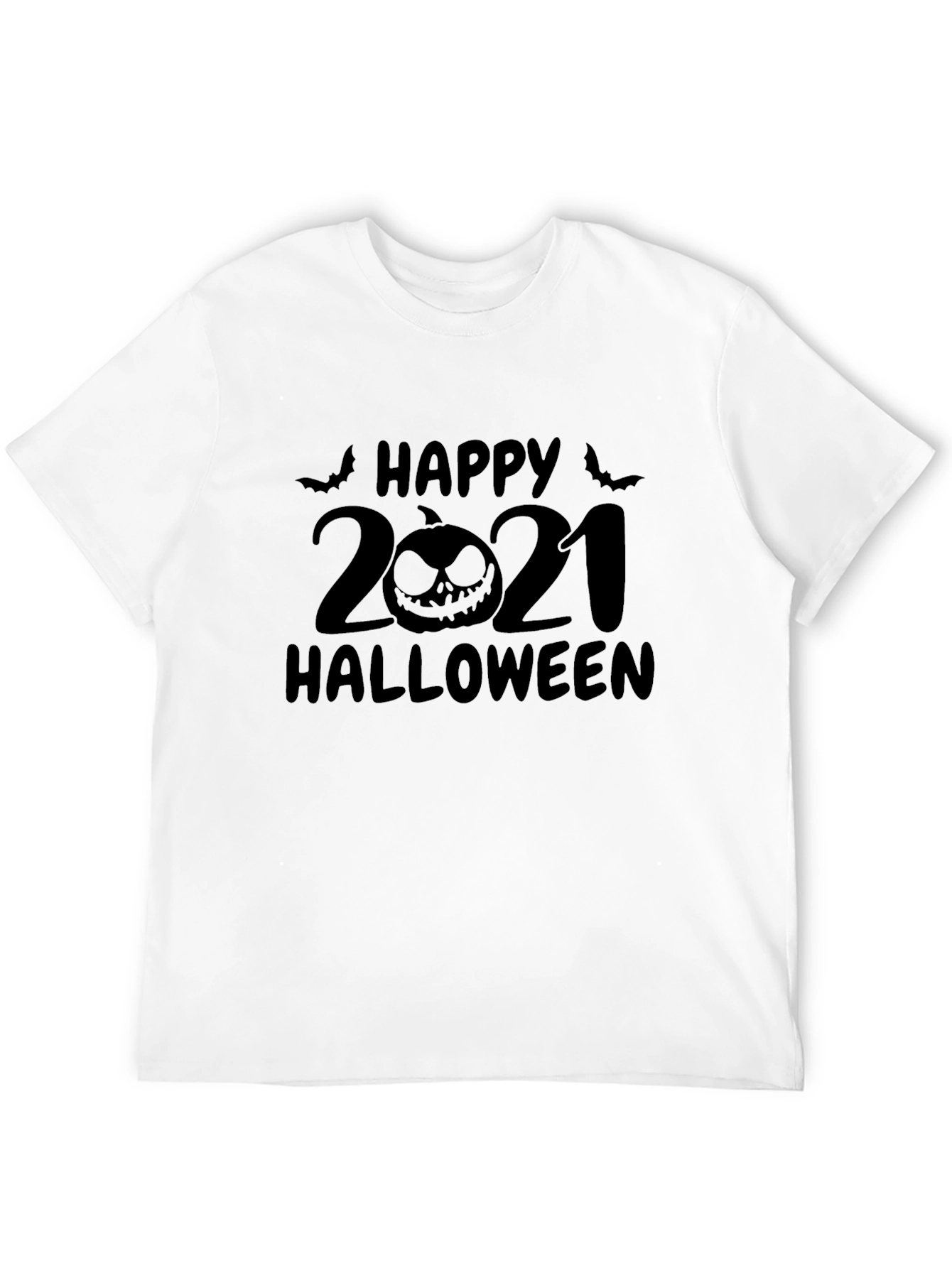 Happy Halloween 2021 Black Graphic Tee