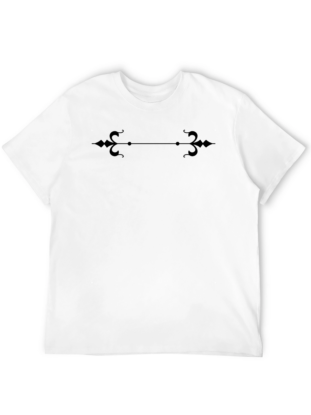 Ornamental Graphic Black T-Shirt
