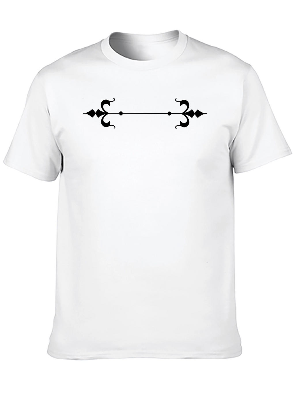 Ornamental Graphic Black T-Shirt