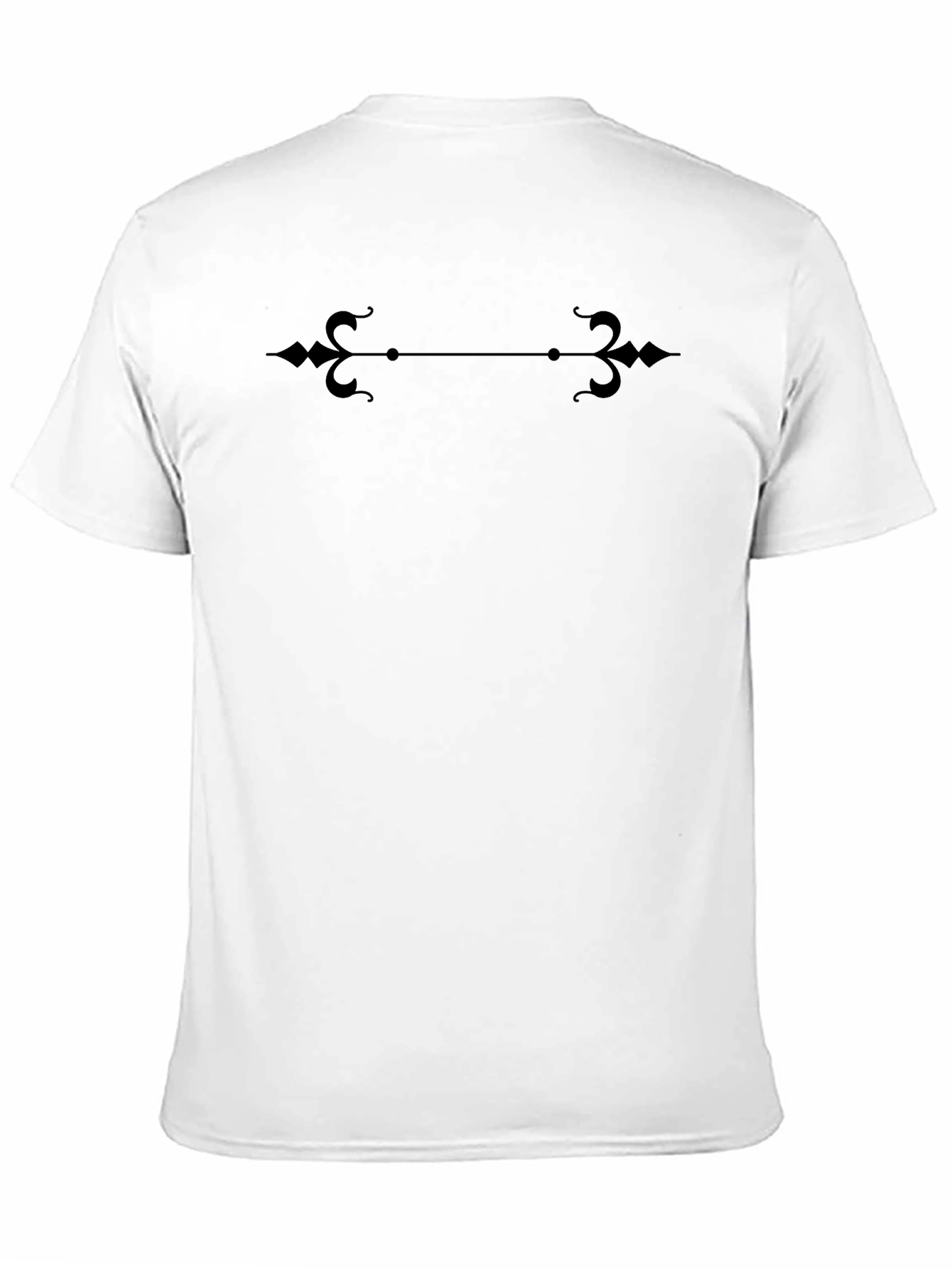 Ornamental Graphic Black T-Shirt
