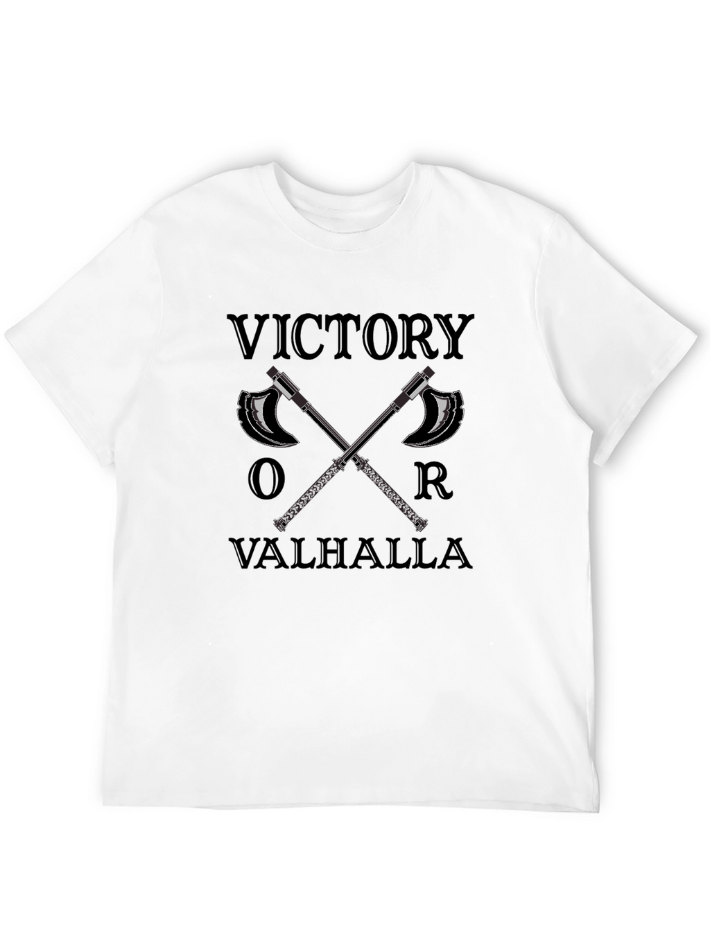 Victory or Valhalla Viking Axe T-Shirt
