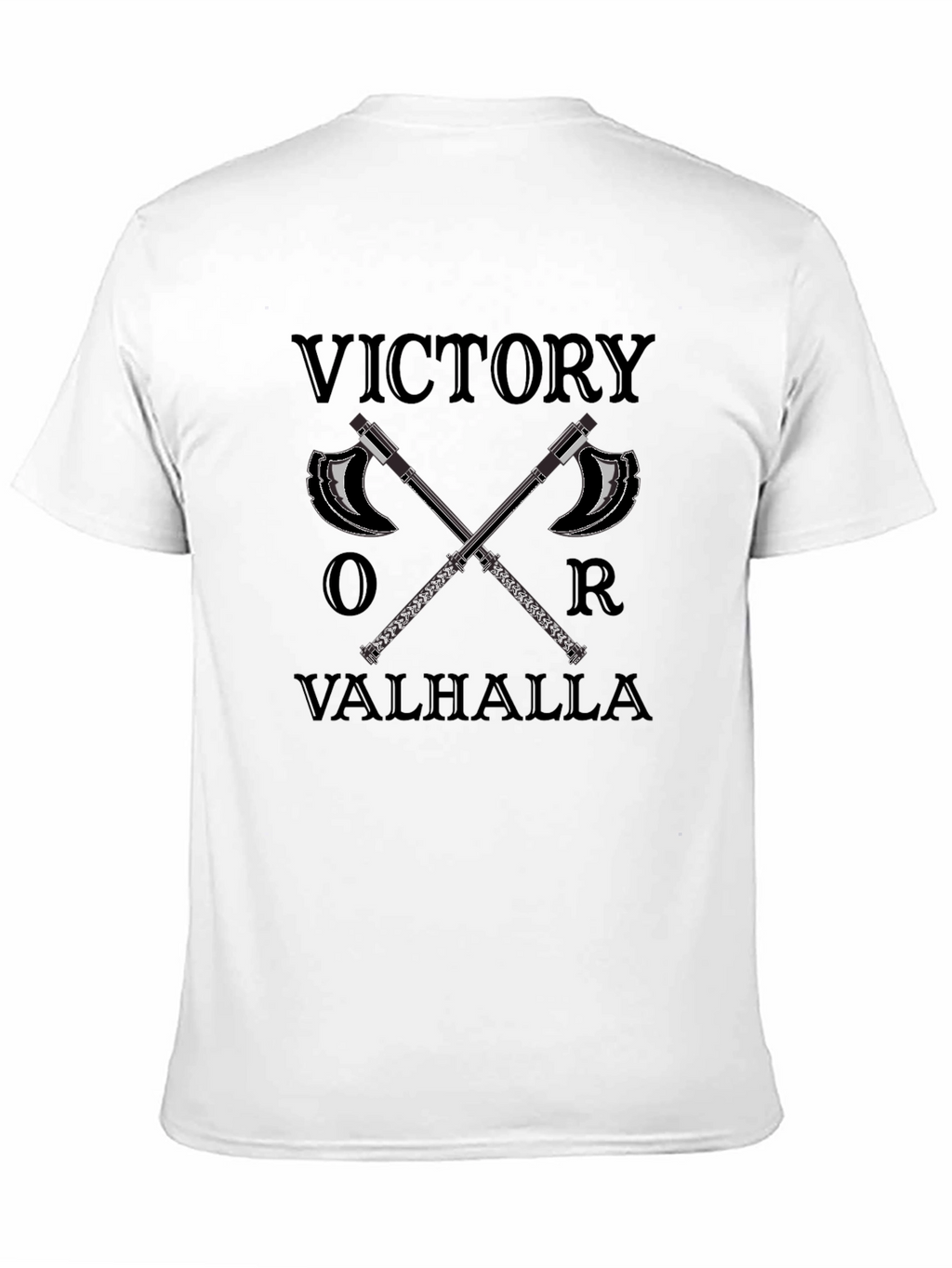 Victory or Valhalla Viking Axe T-Shirt