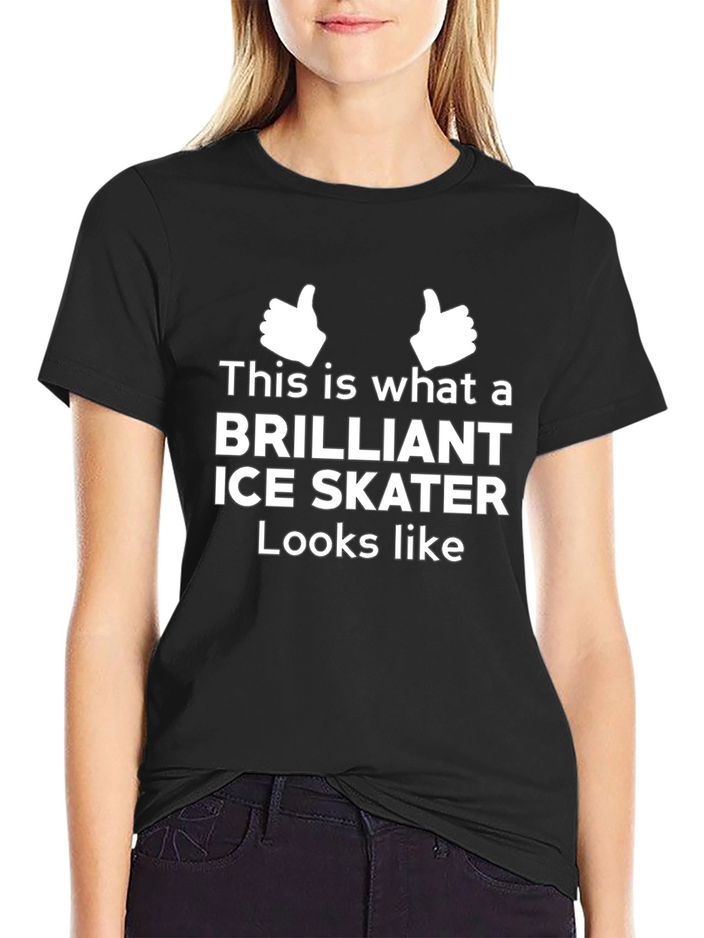 Brilliant Ice Skater T-Shirt - Novelty Design