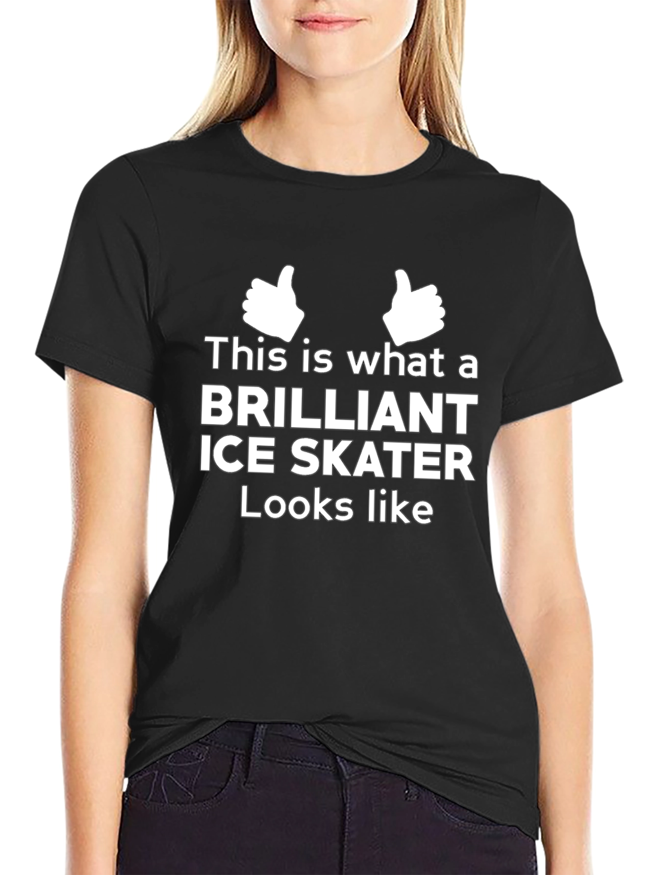 Brilliant Ice Skater T-Shirt - Novelty Design