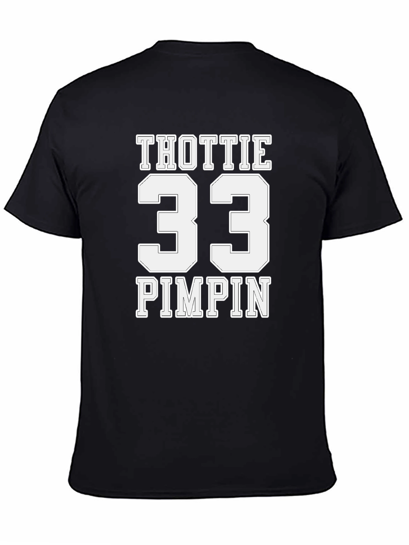 Thottie 33 Pimpin Black T-Shirt