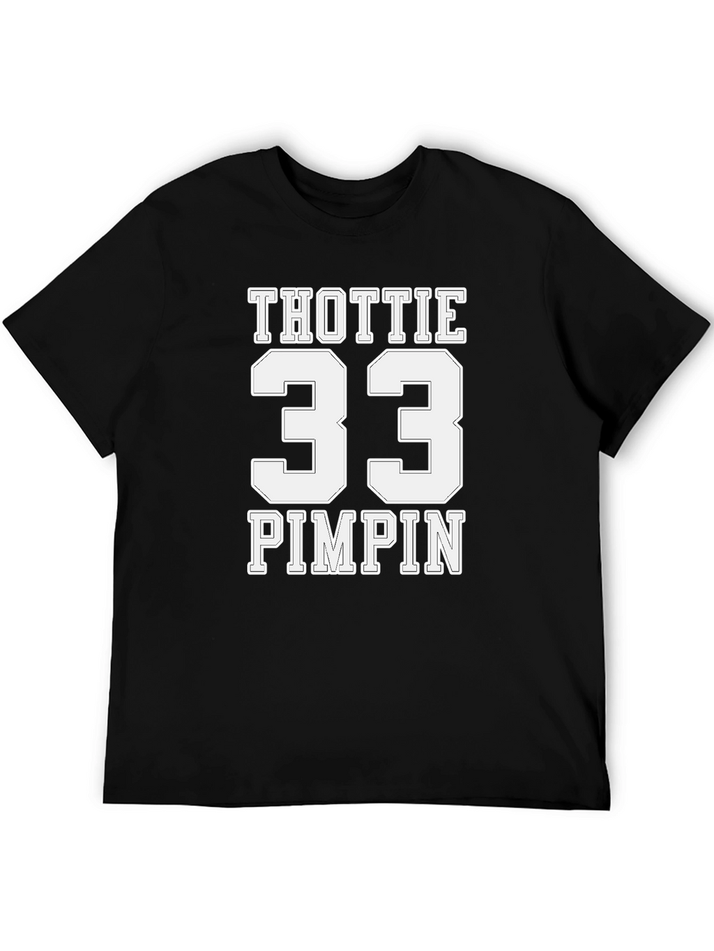 Thottie 33 Pimpin Black T-Shirt