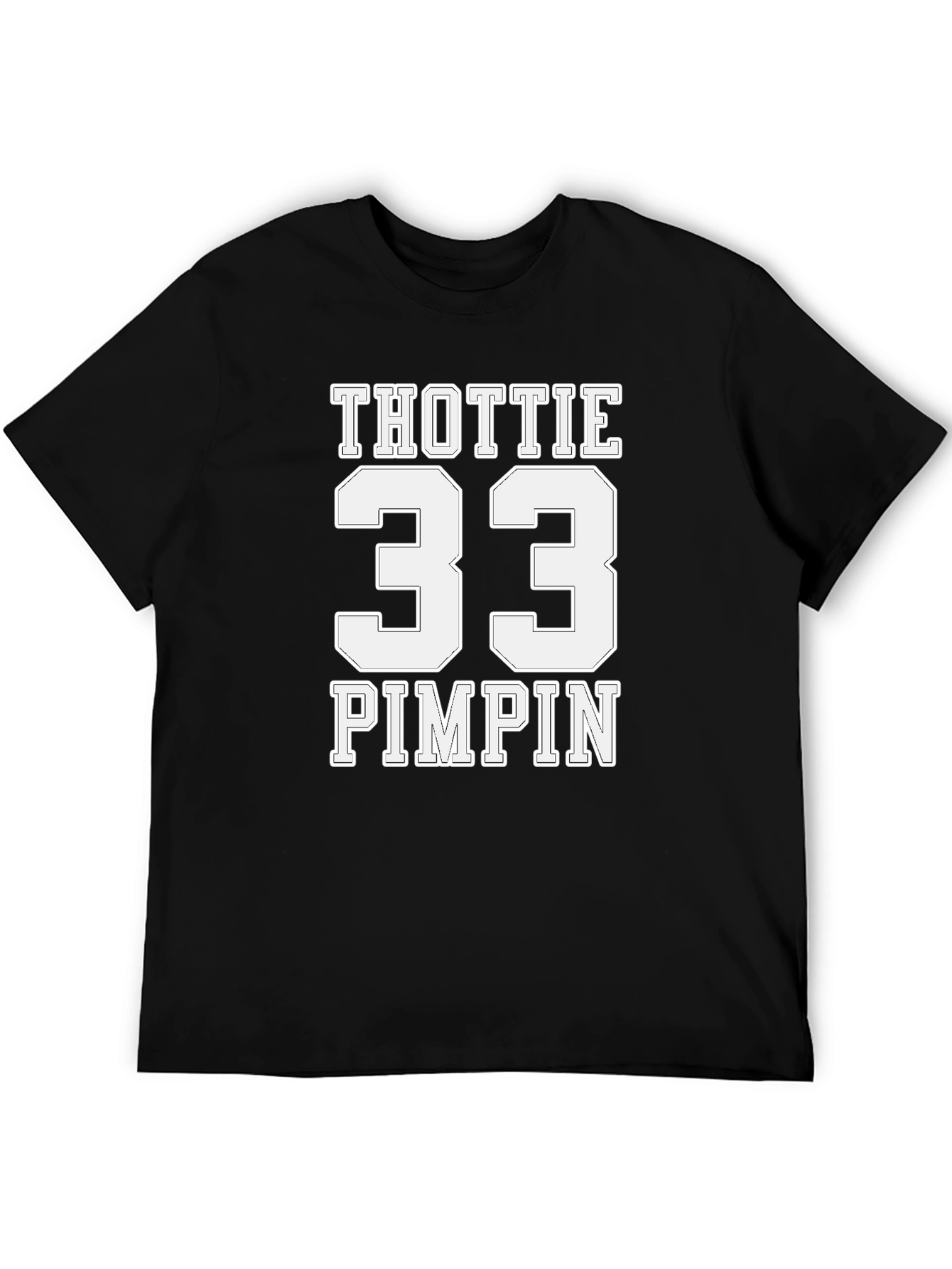 Thottie 33 Pimpin Black T-Shirt
