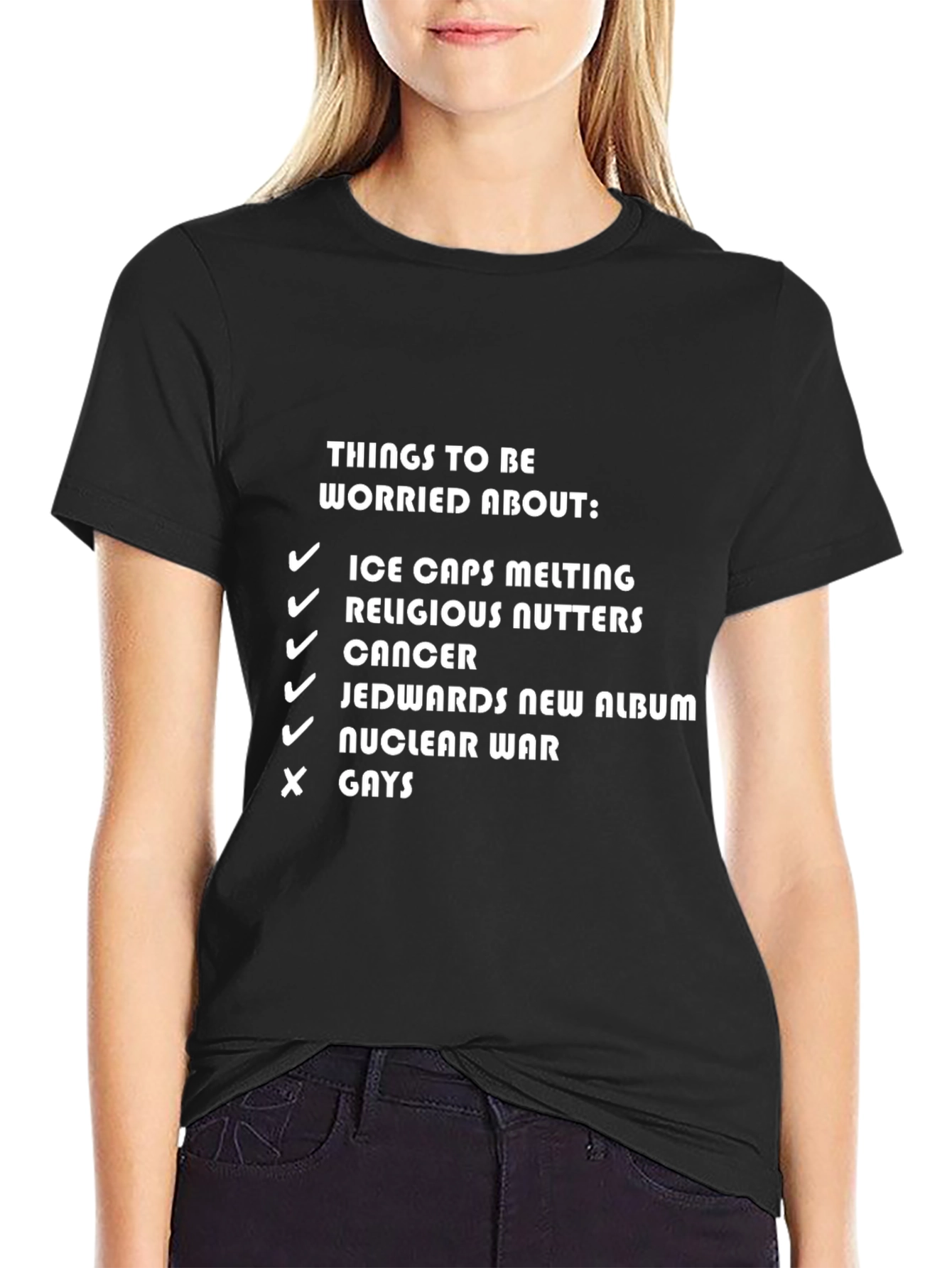 Things to Be Worried About Graphic T-Shirt