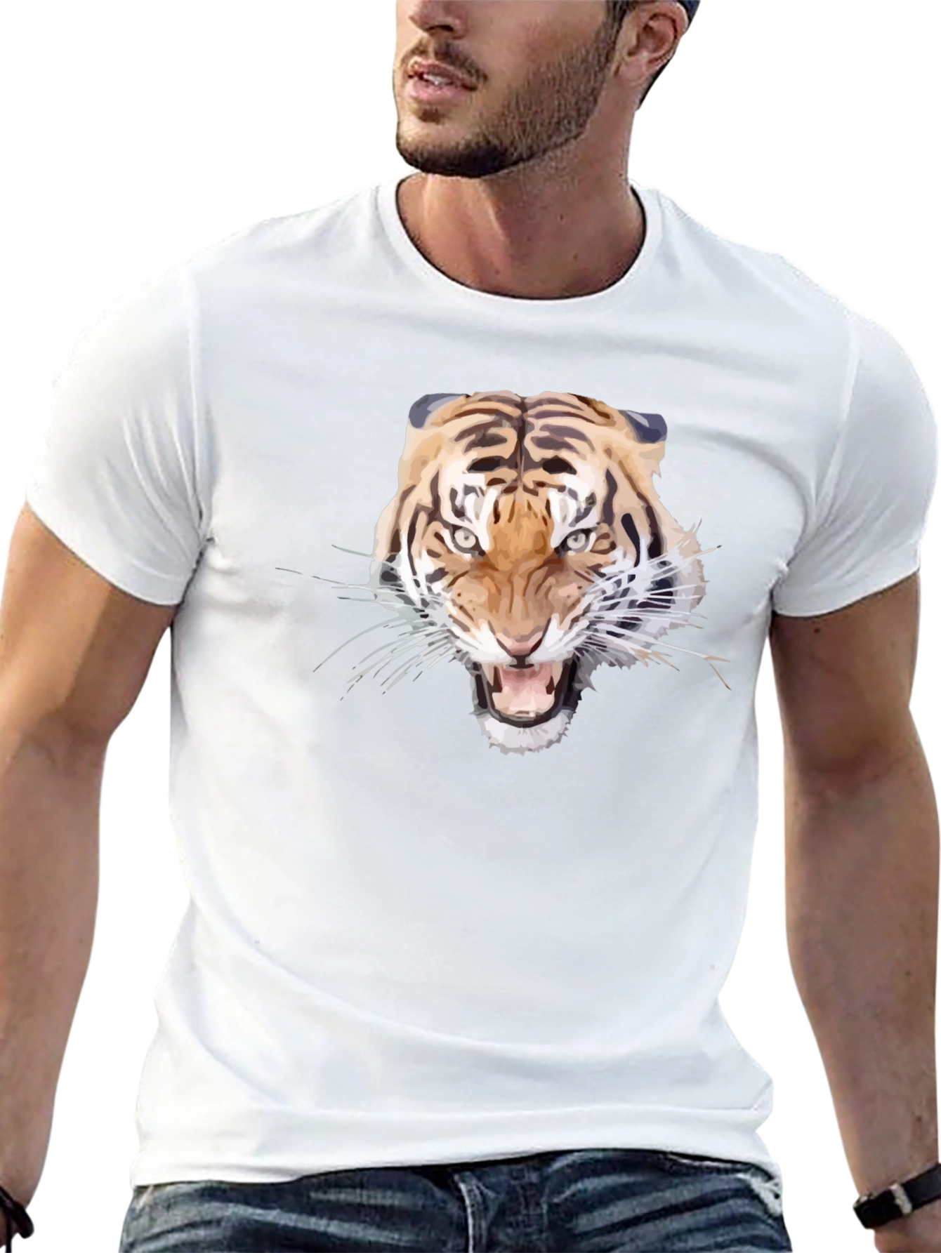 Tiger Graphic Tee - Fierce Style