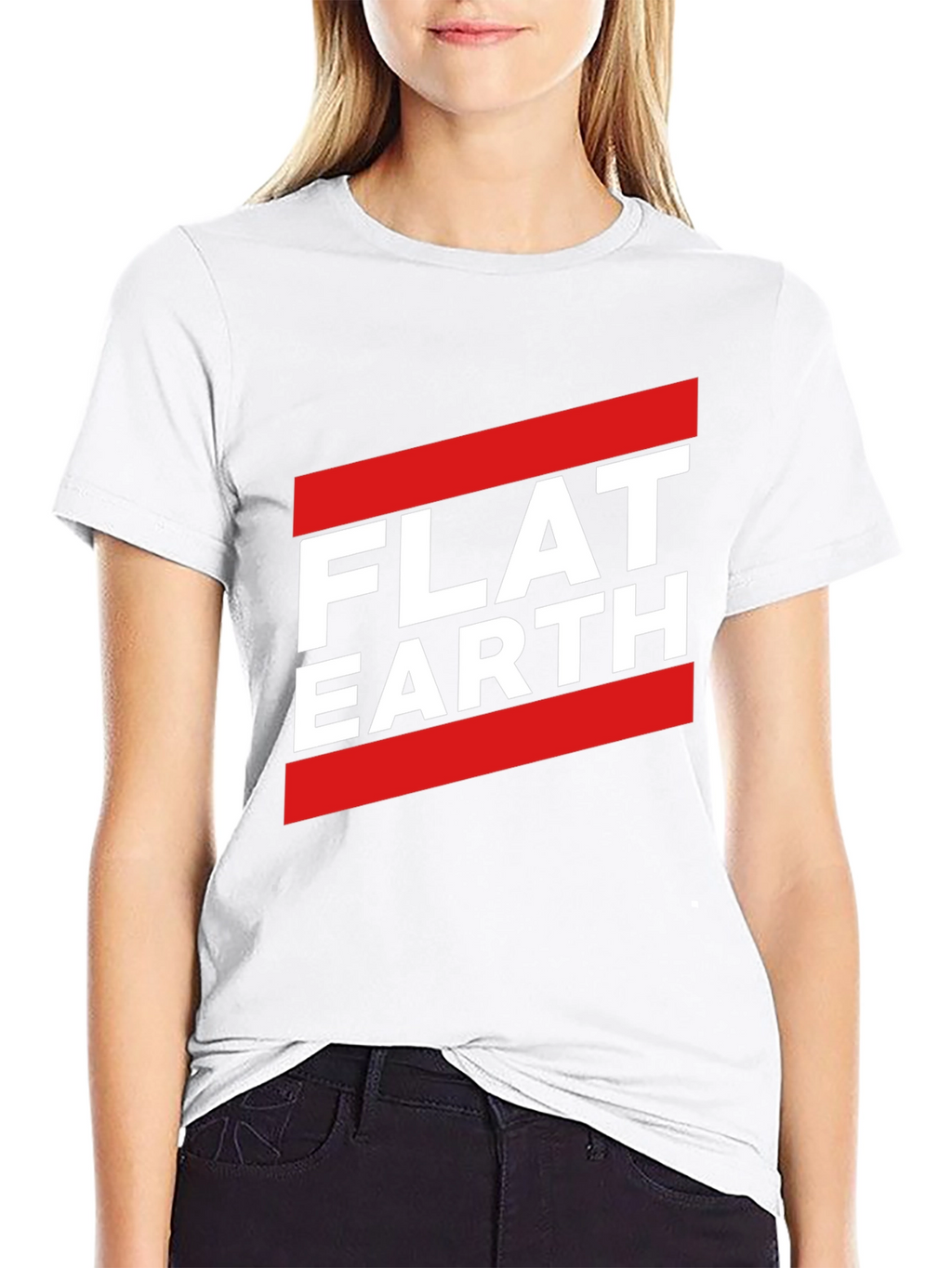 Flat Earth Graphic Tee - Conspiracy Theory T-Shirt