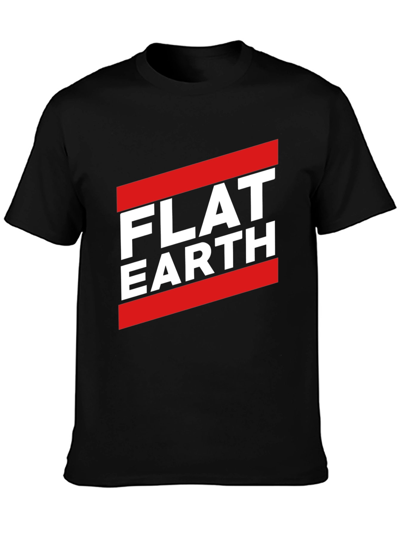 Flat Earth Graphic Tee - Conspiracy Theory T-Shirt