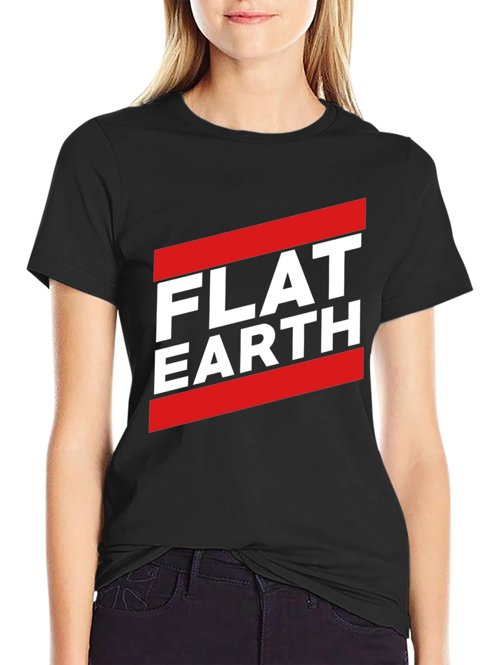 Flat Earth Graphic Tee - Conspiracy Theory T-Shirt