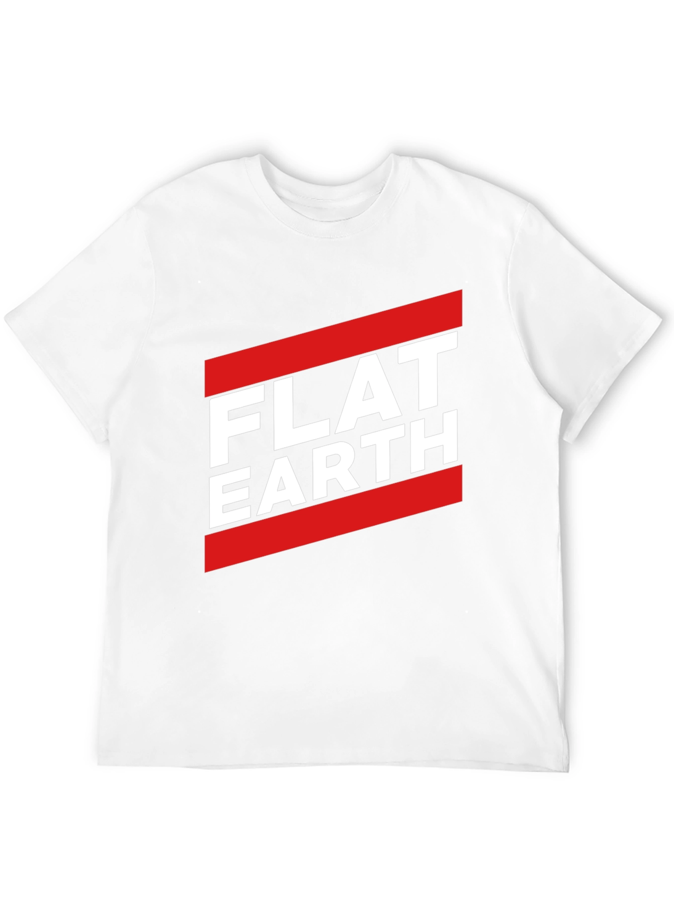 Flat Earth Graphic Tee - Conspiracy Theory T-Shirt