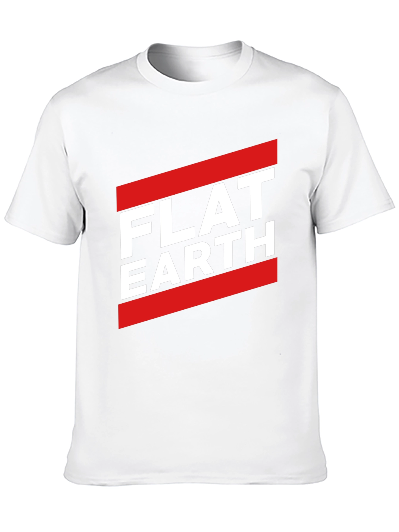Flat Earth Graphic Tee - Conspiracy Theory T-Shirt