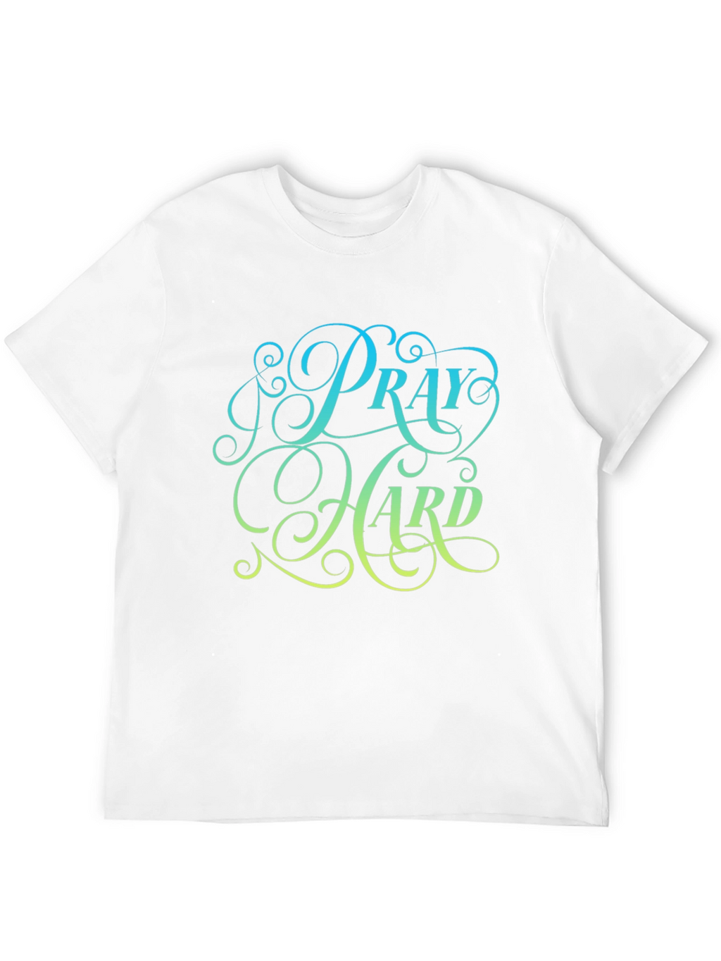 Pray Hard Black Graphic Tee
