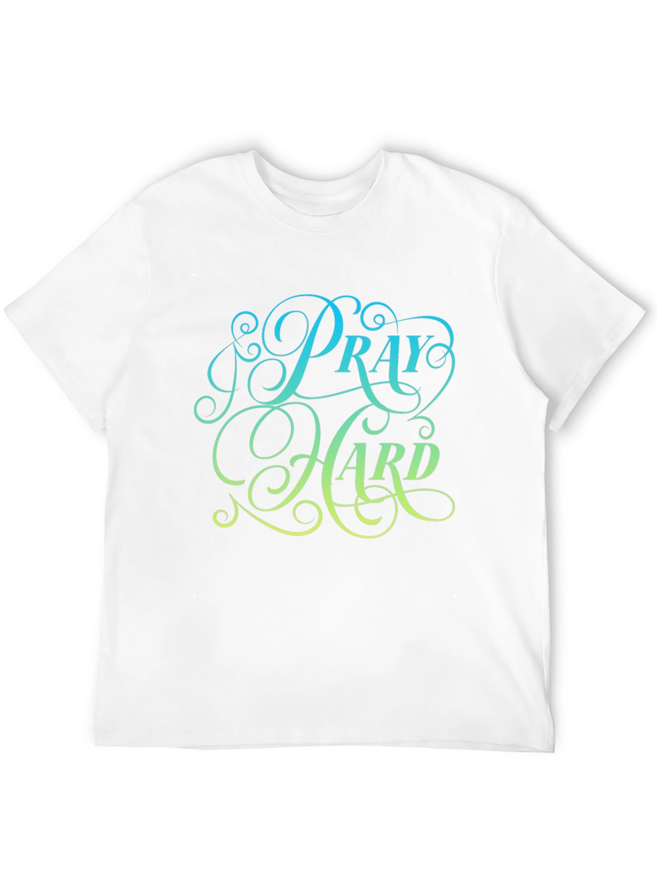 Pray Hard Black Graphic Tee