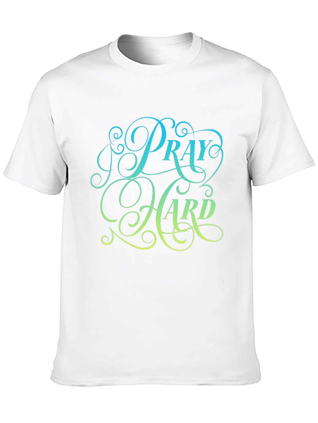 Pray Hard Black Graphic Tee