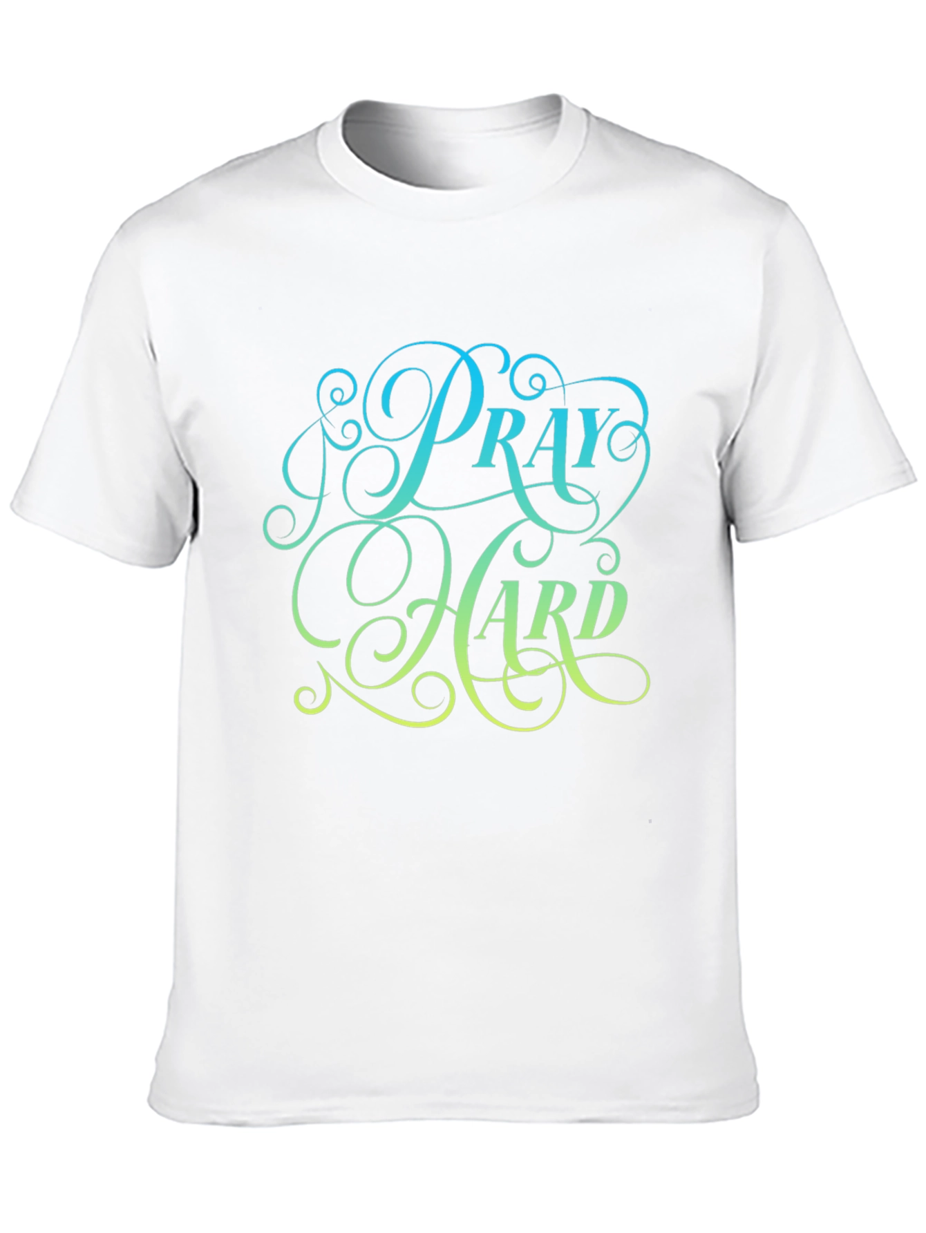 Pray Hard Black Graphic Tee