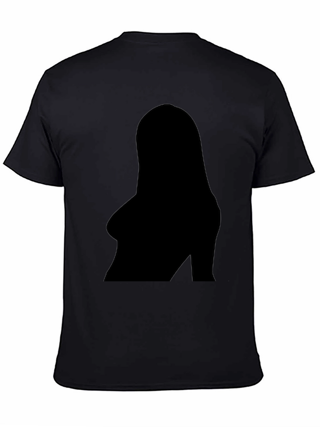 Bold Silhouette Graphic Tee - Black