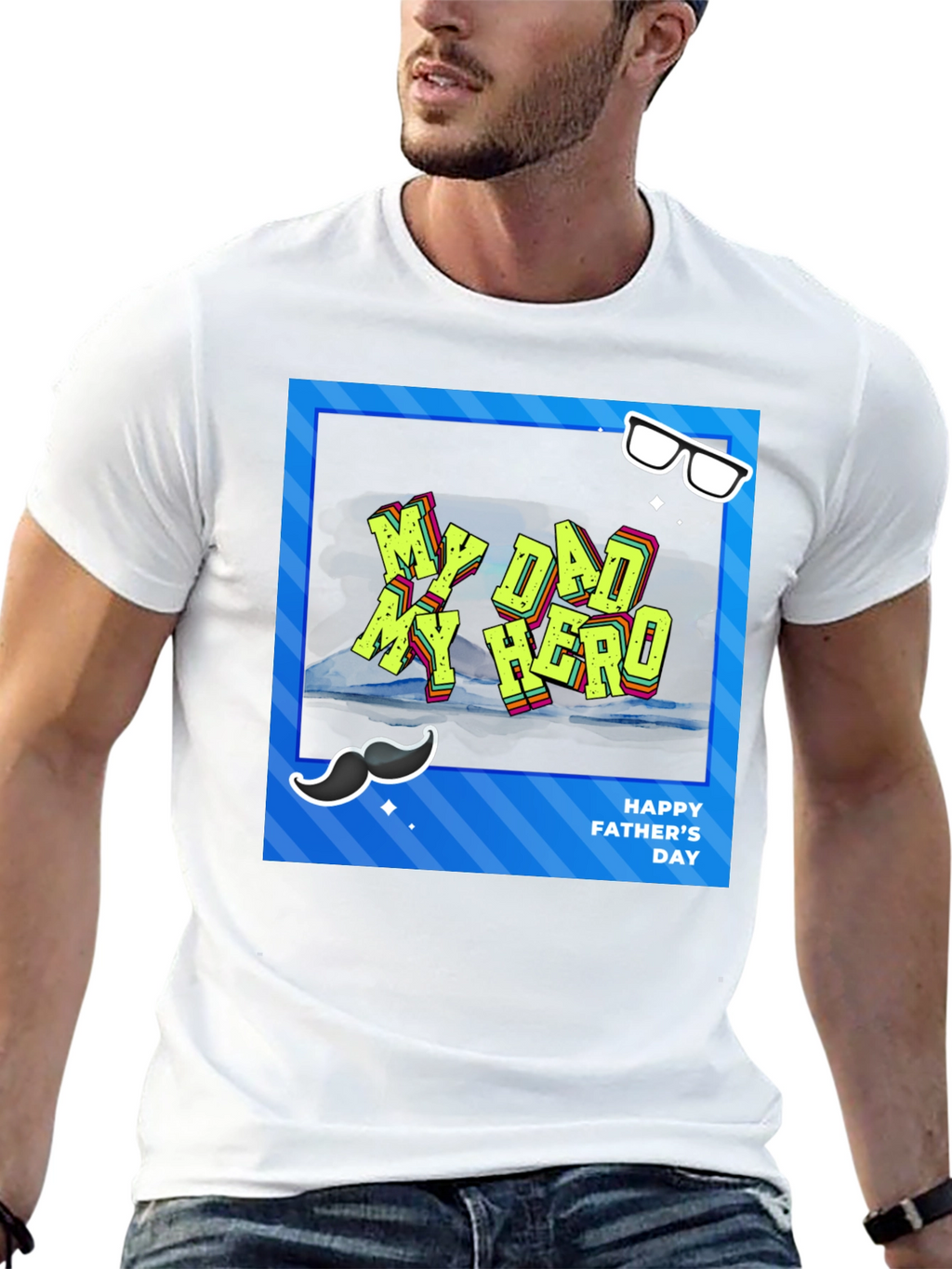 My Dad My Hero T-Shirt Fathers Day Gift
