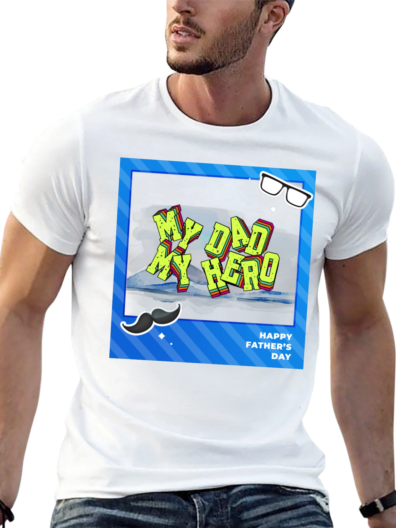 My Dad My Hero T-Shirt Fathers Day Gift