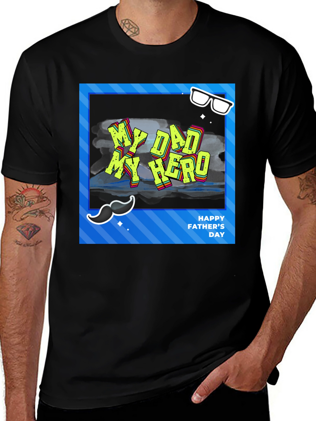 My Dad My Hero T-Shirt Fathers Day Gift