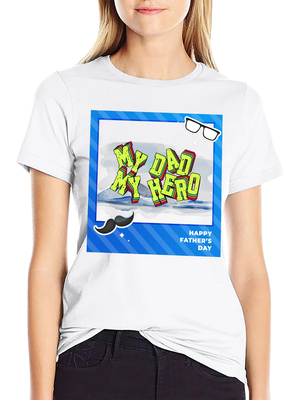 My Dad My Hero T-Shirt Fathers Day Gift
