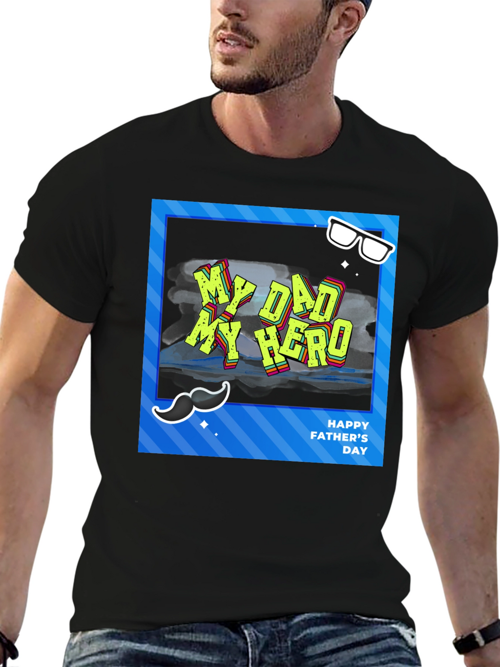 My Dad My Hero T-Shirt Fathers Day Gift