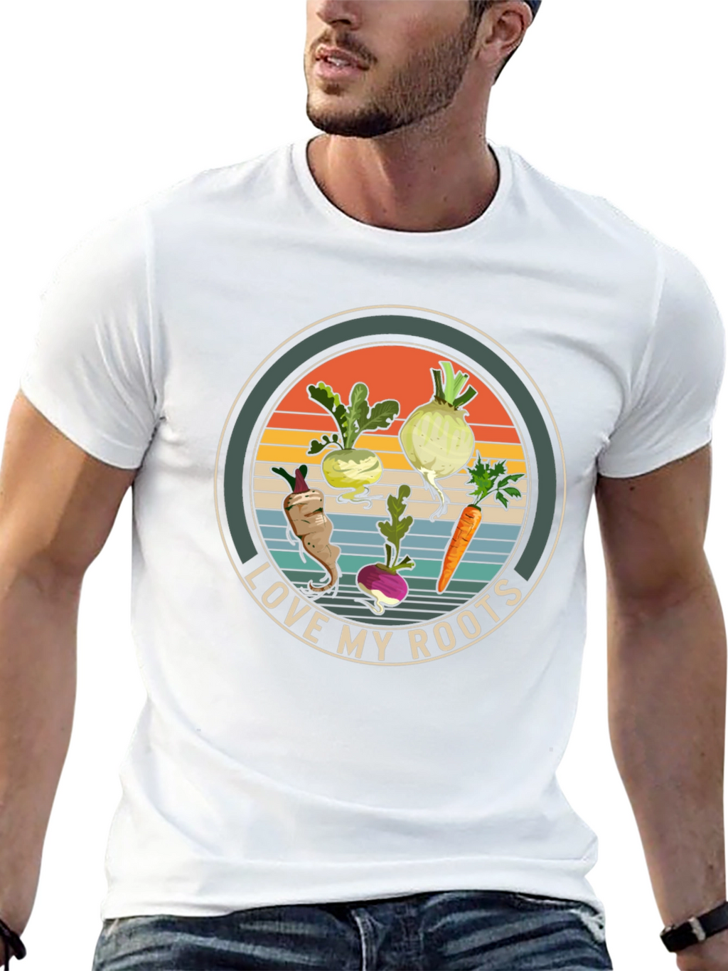 Love My Roots Graphic T-Shirt - Black Cotton Tee