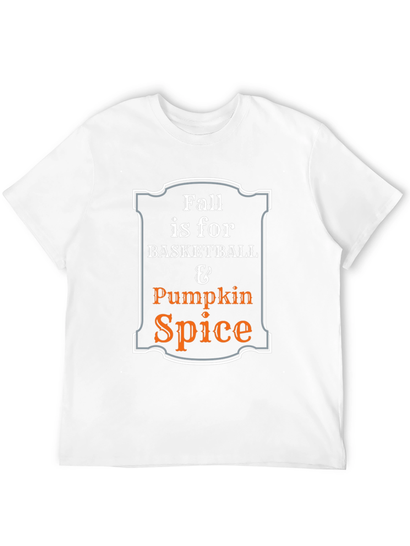 Fall Basketball & Pumpkin Spice T-Shirt